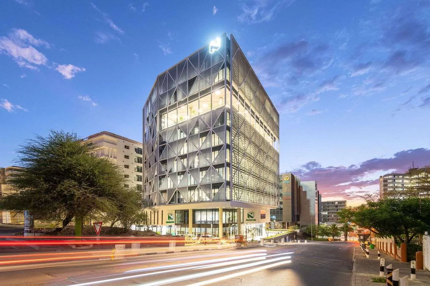 Windhoek's business district